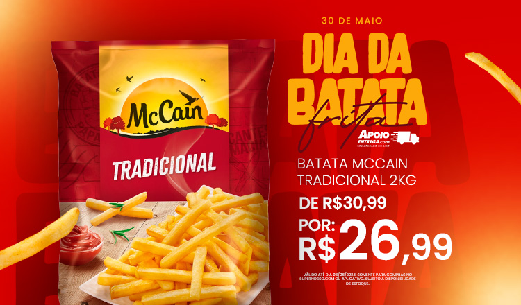Dia da batata até 01/06